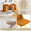 LLappuil Dining Chair Set of 2, 2 Piece Upholstered Accent Chairs for Dining Room, Living Room Orange