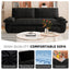 LLappuil 73" Pull Out Sofa Bed Queen Size, Velvet Loveseat Sofa Couch Convertible Sofa Bed for Living Room Black