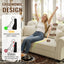 LLappuil Accent Chair with Ottoman, Velvet Reading Single Sofa Chair for Living Room Beige