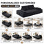 LLappuil King Size Convertible Sofa Bed, 87" DIY Chenille Sofa Couch with Deep Seat for Living Room Dark Gray