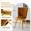 LLappuil Dining Chair Set of 2, 2 Piece Upholstered Accent Chairs for Dining Room, Living Room Orange