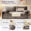 LLappuil 80" Corduroy Sofa, Pull Out Sofa Bed King Size, Loveseat Sofa Convertible Sofa Bed for Living Room