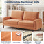 LLappuil 81" Chenille Sofa, Comfy Loveseat Sofa Couch , Mid-Century Upholstered Couch for Living Room