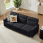 LLappuil 82" Velvet Sofa, 3 Seater Sofa Couch for Living Room Black