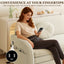 LLappuil Pull Out Sofa Bed Queen Size, Loveseat Sofa Covertible Sofa Bed, Chenille Sofa Couch with USB Port, Side Pocket for Living Room