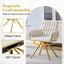 LLappuil Dining Chair Set of 2, 2 Piece Upholstered Accent Chairs for Dining Room, Living Room Beige