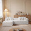 LLappuil 108" Sectional Sofa, Modular Sectional Couch with Right Chaise, Boneless Chenille Cloud Sofa Couch for Living Room