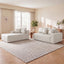 LLappuil 108" Sectional Sofa, Modular Sectional Couch with Right Chaise, Deep Seat Faux Leather Cloud Sofa for Living Room