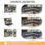 LLappuil Sectional Sofa with Pull Out Sofa Bed, Oversized Chenille Sofa Couch Convertible Sleeper Sofa Bed for Living Room Apartment