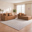 LLappuil 108" Sectional Sofa, Modular Sectional Couch with Left Chaise, Deep Seat Faux Leather Cloud Sofa for Living Room