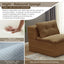 LLappuil Sectional Sofa Bed, Futon Convertible Sofa Bed King Size, Plush Corduroy Loveseat Sofa Couch for Living Room Camel