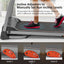 NYBOPAVIS Treadmill for Home, 2.5 HP Treadmill 300 lbs Capacity, Folding Treadmill with Device Holder & Pulse Sensor, 3-Level Incline, 7.5MPH