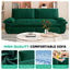 LLappuil 73" Pull Out Sofa Bed Queen Size, Velvet Loveseat Sofa Couch Convertible Sofa Bed for Living Room Green