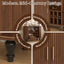 LLappuil 39" Wine Bar Cabinet, Coffee Bar Cabinet with 6 Wine Racks, 3 Glass Holders, 4 Hidden Storage Space