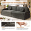 LLappuil King Size Pull Out Sofa Bed, Compact Loveseat Sofa Covertible Sofa Bed with USB Port, Side Pocket , Chenille Sofa Couch for Living Room