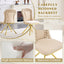 LLappuil Dining Chair Set of 2, 2 Piece Upholstered Accent Chairs for Dining Room, Living Room Beige