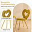 LLappuil Dining Chair Set of 2, 2 Piece Upholstered Accent Chairs for Dining Room, Living Room Yellow