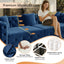 LLappuil 89" Velvet Chesterfield Sofa, Oversized Pull Out Sofa Bed King Size, Loveseat Sofa Couch Convertible Sofa Bed for Living Room Blue