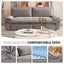 LLappuil 73" Pull Out Sofa Bed Queen Size, Velvet Loveseat Sofa Couch Convertible Sofa Bed for Living Room Gray