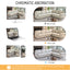 LLappuil Sectional Sofa with Pull Out Sofa Bed, Oversized Chenille Sofa Couch Convertible Sleeper Sofa Bed for Living Room Apartment