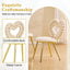 LLappuil Dining Chair Set of 2, 2 Piece Upholstered Accent Chairs for Dining Room, Living Room Beige