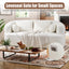 LLappuil 67" Loveseat Sofa, Chenille Boneless Sofa Couch for Living Room, No Need Assemble Beige