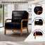 LLappuil Accent Chair, Mid-Century Modern Reading Single Sofa Chair for Living Room, Foil Fabric