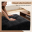LLappuil 106" Sectional Sofa, Modular Sectional Couch with Right Chaise, Deep Seat Corduroy Cloud Sofa for Living Room