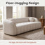 LLappuil 98" Cloud Couch, Oversized Boneless Compressed Sofa, Corduroy 3 Seater Sofa Couch with Bubble Channel Tufted for Living Room, No Assembly Required