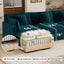 LLappuil 71" Loveseat Sofa, Modular Sectional Couch with Movable Ottoman, Chenille Cloud Sofa Couch for Living Room