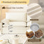 LLappuil 81" Cloud Couch, Loveseat Sofa with Storage, USB Port, Chenille Sofa with Pull Out Sofa Bed for Living Room Beige