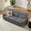 LLappuil 82" Velvet Sofa, 3 Seater Sofa Couch for Living Room Gray