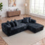 LLappuil 108" Sectional Sofa, Modular Sectional Couch with Left Chaise, Boneless Chenille Cloud Sofa Couch for Living Room