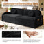 LLappuil King Size Pull Out Sofa Bed, Compact Loveseat Sofa Covertible Sofa Bed with USB Port, Side Pocket , Chenille Sofa Couch for Living Room