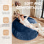 LLappuil 6 Feet Bean Bag Chair, Lazy Sofa Chair for Adults, Memory Foam Bean Bag Chairs with Filler Included for Living Room Bedroom Blue