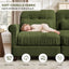 LLappuil 69" Loveseat Sofa, Modular Sectional Couch with Movable Ottoman, Cloud Chenille Sofa Couch for Living Room