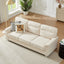 LLappuil 82" Velvet Sofa, 3 Seater Sofa Couch for Living Room Beige
