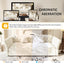 LLappuil 100" Pull Out Sofa Bed King Size, Lovseat Sleeper Sofa Couch Convertible Sofa Bed, Velvet Sofa for Living Room Beige
