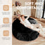 LLappuil 5 Feet Bean Bag Chair, Lazy Sofa Chair for Adults, Memory Foam Bean Bag Chairs with Filler Included for Living Room Bedroom Black
