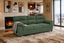 LLappuil 81" Mid-Century Modern Sofa, 3 Seat Sofa Cloud Couch for Living Room, Linen Green