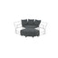 LLappuil Modular Armrest Backrest Module for Convertible Modular Sectional Couch Sofa, Interchangeable Armrest Backrests, Grey