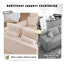 LLappuil 144" Sectional Sofa, Oversized Modular Sectional Couch with Chaise, Magazine Pockets, Removable Armrests, Cloud Boneless Corduroy Sofa Convertible Sofa Bed for Living Room