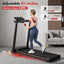 LLappuil Treadmill for Home, 3.0 HP Treadmill 300 lbs Capacity, Foldable Treadmills with 8% Incline, 4 Adjustable Support Feet