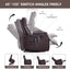 LLappuil Power Lift Recliner Chair, 8‑Point Vibration Massage Reclining Chair with Heat, Faux Leather Reading Chair with Side Pocket, USB Charge Port, Remote Control for Living Room