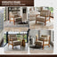 LLappuil Accent Chair, Mid-Century Modern Reading Single Sofa Chair for Living Room Camel