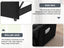 LLappuil Pull Out Sofa Bed, Loveseat Sofa Convertible Sofa Bed, Velvet Sofa Couch for Compact Space Black