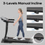 NYBOPAVIS Treadmill for Home, 2.5 HP Quiet Brushless Motor Treadmill 300 lbs Capacity, Folding Treadmill with 3 Level Incline, 7.5MPH