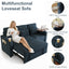 LLappuil 81" Loveseat Sofa with Recliner Chair, 3 Seat Sofa with Pull Out Sofa Bed, Chenille Sofa Couch Convertible Sofa Bed with Tabletop, Cup Holder, USB & Type-c Charging Port for Living Room
