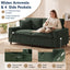 LLappuil 59" Loveseat Sofa, Small Living Room 2 Seat Sofa Couch, Corduroy Cloud Sofa Couch for Apartment, Compact Space Beige