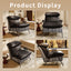 LLappuil Accent Chair, Oversized Lounge Chair, Reading Armchair for Living Room, Bedroom